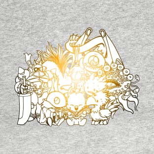 Kupò's Fantasy Literature Club no text GOLD T-Shirt